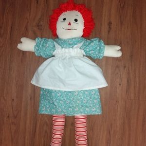 30" Retro Raggedy Anne doll
